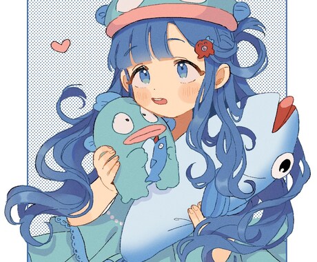 期間限定2000円引き！かわいいイラスト描きます アイコンや配信サムネなんでもOKです♪ イメージ2