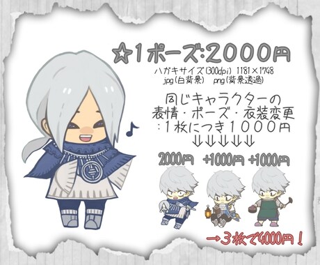 かわいい２頭身のちびキャライラストを作成します あなただけのオリジナルキャラクターグッズを作れます！ イメージ2