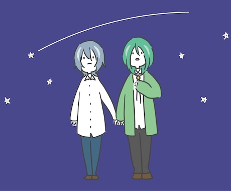 ほのぼのとしたかわいいミニキャラをお描きします 即日対応可能！スマホ壁紙、SNSアイコン、挿絵、グッズ用に！ イメージ1