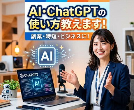 AI・ChatGPTの使い方を教えます 初心者OK！あなたの業務に合ったAI活用法をマンツーマンで イメージ1
