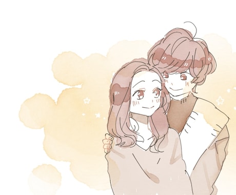 SNSで使える！ゆるふわ〜なイラスト描きます 似顔絵やオリキャラ等、ご相談下さい˙ᵕ˙♡ イメージ2