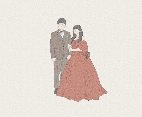 大切なお写真をほっこりするイラストにします ＳＮＳアイコン・似顔絵プレゼント・ウェルカムボードなど♪ イメージ2