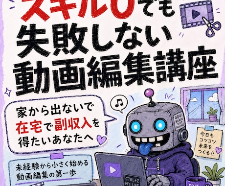スキル0でも失敗しない動画編集50分講座します イメージ1