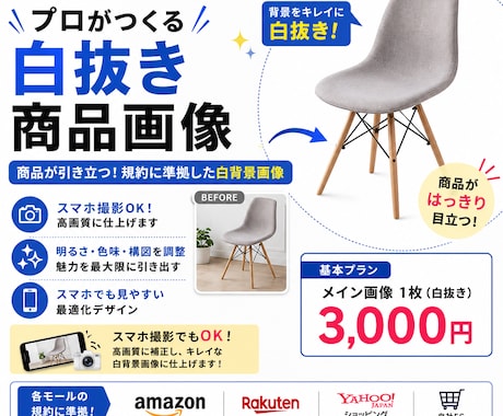 ECサイトの商品画像を作成します 現役アマゾンセラーがのCVRを高める高品質な商品画像作ります イメージ2