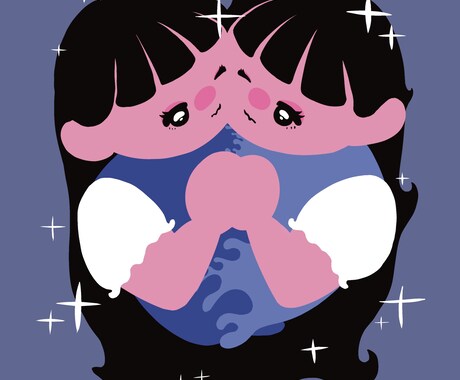 ポップでかわいいアイコン作成いたします 人物または動物のイラストです。 イメージ2