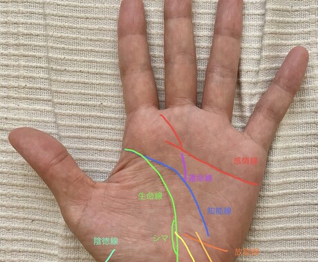 画像付き鑑定 あなたの可能性を手相から読み解きます 手相から性格や強みを丁寧に読み解きお伝えします イメージ2