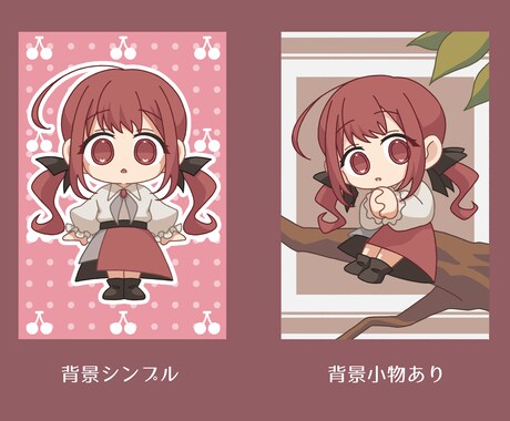 かわいいミニキャラ(デフォルメキャラ)を制作します かわいいキャラをSNSアイコンやグッズ等に！ イメージ2