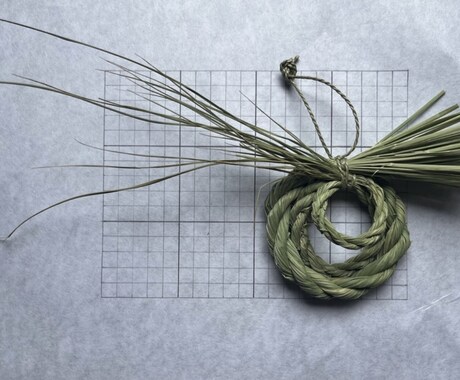 しめ縄をお好きなサイズにお作りします 直径3cm〜15cmほどの可愛いサイズはどうですか？ イメージ2