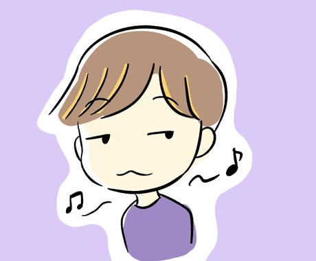 使いやすいシンプル＆ゆるかわいいアイコン作成します 普段のSNSアイコンを変えてちょっとテンションが上がる⤴ イメージ2