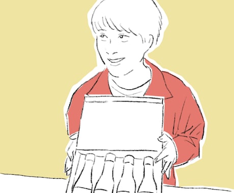 素早く似顔絵を様々なタッチで描きます イメージ1