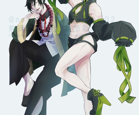 商用利用可！TRPGや配信用立ち絵描きます 現役TRPGプレイヤーが描く！シナリオNPCや配信立ち絵等に イメージ2