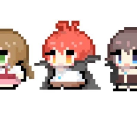 ドット絵制作します マイクラスキンからドット絵アニメーションまで！ イメージ2