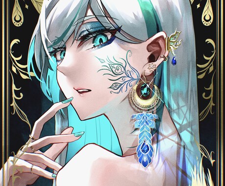 アイコン、サムネ、MVなどのイラストを制作します キャラクターだけでなく、アクセサリーなどの小物も得意です イメージ2