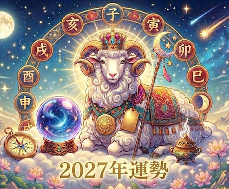 2027年の運勢教えます その年に起こること、正しい過ごし方を教えます イメージ1