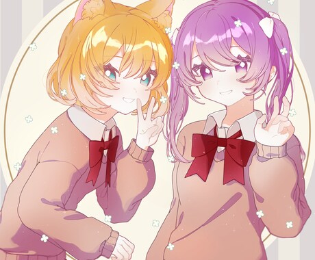 アイコン作成いたします かわいい白髪の女の子が得意です！ イメージ2