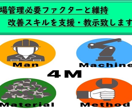 工場管理マネジメント・リスキング/改善を支援します 製造業業務コンサルティング（管理・改善） イメージ1