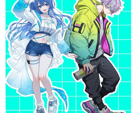 世界観に忠実なキャラデザを目指して描きます 設定を大切に、長く愛せる立ち絵制作。 イメージ2