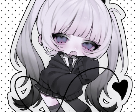 デフォルメイラストかきます かわいいデフォルメイラスト  バストアップ〜全身描きます！ イメージ1
