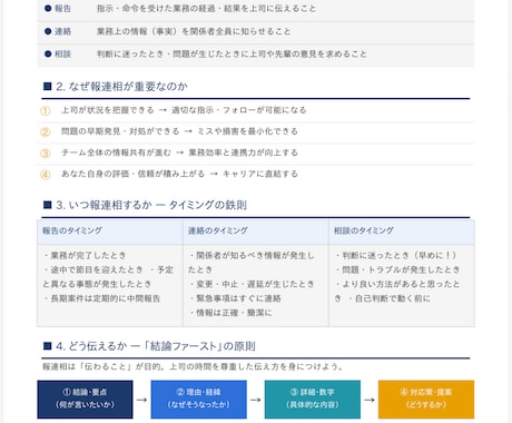 現役教育担当が研修資料・マニュアルを作ります 「時間がない」を解決する研修資料を作ります イメージ1
