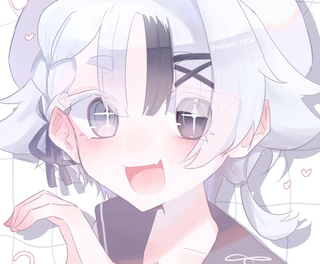 表情差分1つ無料‼️イラストお届けします 1枚絵、ミニキャラ、立ち絵、アイコンなど様々なイラスト イメージ2