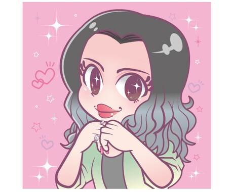 かわいいデフォルメ似顔絵制作します ポップで可愛いデフォルメ似顔絵を制作いたします！ イメージ2