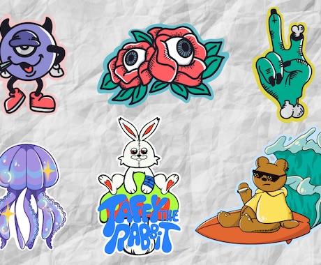 個性的なオリジナルキャラクター作成します SNSのアイコンやブランドなどのキャラクター作ります！ イメージ1