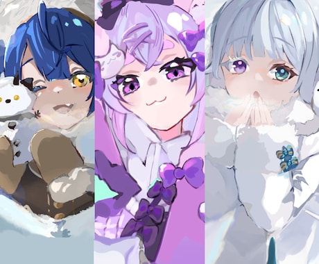 活動用、サムネ用イラスト、などのイラスト描きます アイコン・活動用など用途に合わせて制作させていただきます！ イメージ1