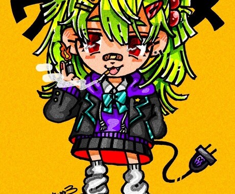 ビビッドなデフォルメ描きます イメージ1