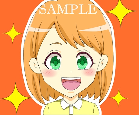 デフォルメアイコンイラスト作成いたします デフォルメアイコンをご要望に合わせて描かせて頂きます☆ イメージ1