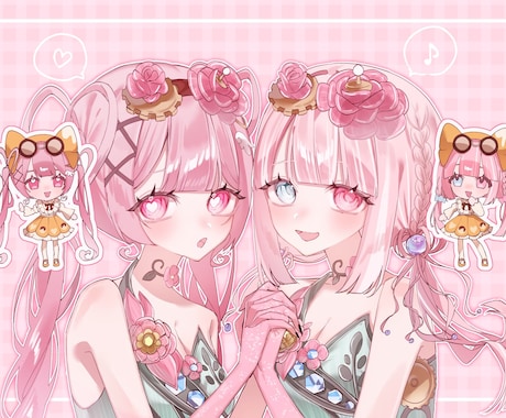 通常：素敵なイラストお届けします かわいいイラスト得意です！ぜひお任せ下さい！ イメージ1