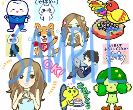 42個セット、リジェクトもサポートします ◆LINEスタンプ作成経験多々有り！ご相談もお受けします◆ イメージ1