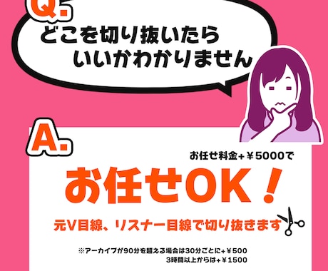 Vtuber様向け✨切り抜き動画制作致します 色んな人に自分の魅力を知って欲しい✨そんなアナタのお手伝い イメージ2