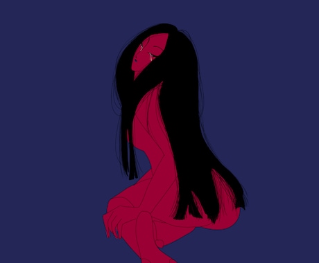 線の綺麗なイラストを作成します パキッとした色使いの人物イラストを作成します。 イメージ1