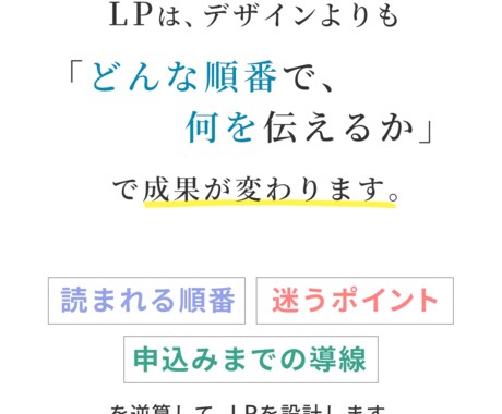 新規申込みに特化したオリジナルLPを制作します 通販・サロン・講師業などサービス紹介＆申込ページが必要な方へ イメージ2