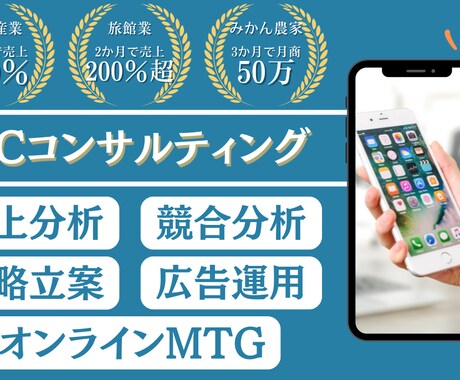 WEBマーケターがECコンサルティングをします 手軽に始めるECコンサルティングで売上を伸ばしませんか？ イメージ1