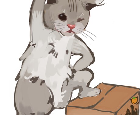 ゆるっと可愛い動物をお描きします アイコンにもピッタリ！ふわふわ可愛いく꒰ᐢ⸝⸝•༝•⸝⸝ᐢ꒱ イメージ2