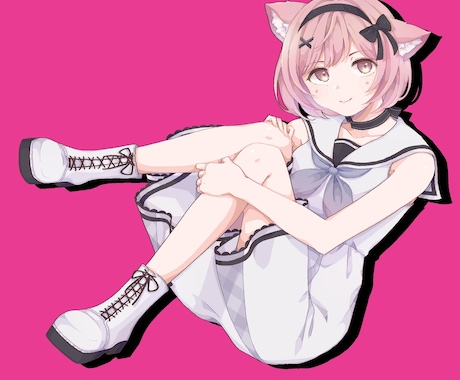 可愛いイラスト制作します 可愛いをぎゅっと詰め込んだあなただけの1枚お描きします！ イメージ2