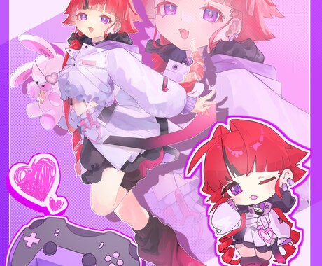 商業利用OK◎立ち絵制作いたします 配信/TRPG/ゲーム/SNSなどお気軽にご相談ください！ イメージ1