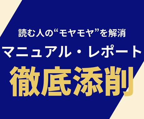 マニュアル・レポート・読みやすく添削します 読む人の“モヤモヤ”を解消するマニュアル・レポートに イメージ1