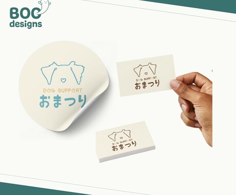 名刺/ショップカードにも使えるロゴ制作します あなたのブランドにぴったりのロゴを完全オリジナルで制作します イメージ2