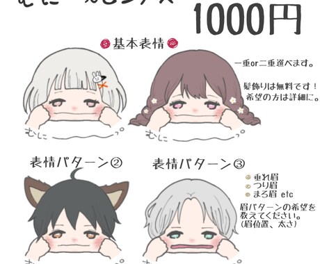 ゆるっとほんわかイラスト手描きします SNSにおすすめ！ひとつひとつ丁寧に、ご希望に寄り添います。 イメージ2