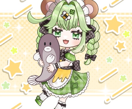 ゆるふわ可愛いミニキャラ描きます 商用OK！グッズ、配信、SNS、アイコン、Youtubeに イメージ2