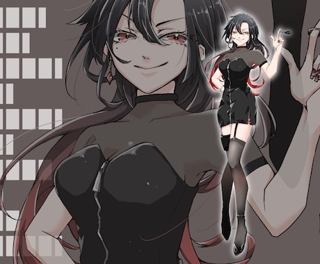 TRPG用の立ち絵描きます 最短24時間納品！HOに合わせた相談OK！ イメージ1