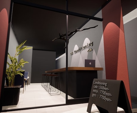 手書きの平面図からリアルな3D店舗を作成します Unreal Engineを使用したリアルな描写 イメージ2