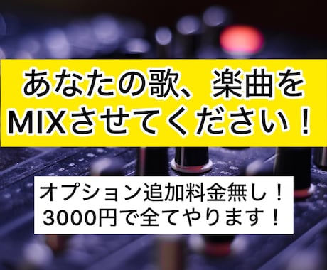 パラデータ音源のミックス処理になります ミックスさせてください。プロ音質に仕上げます。 イメージ1
