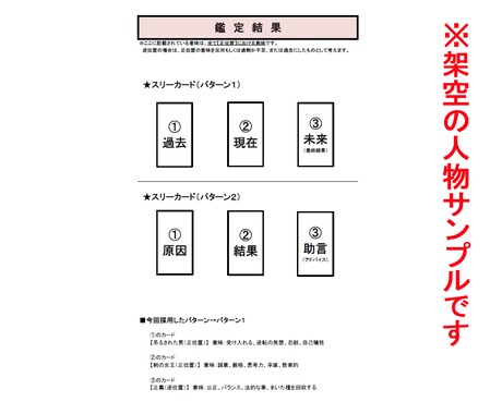 最近気まずいあの人との未来、【タロット】でみます 現役占い講師による手元に残る資料付き（電子データ） イメージ2