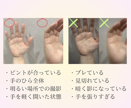 あなたらしく進めるヒントをお届けします 手相全体の総合鑑定＋お悩みひとつ イメージ2