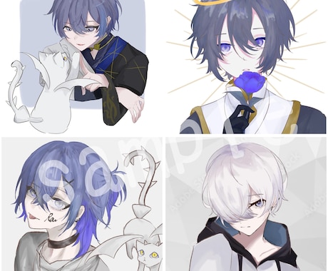 TRPGに使える！立ち絵のイラストを作成します デフォルトで表情差分付き！ご希望に合わせて作成します！ イメージ2