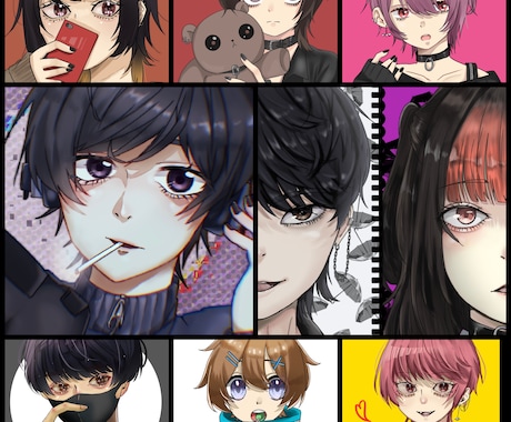 活動者さん必見！オリジナルアイコン描きます 活動者さんにおすすめ！商用利用・背景透過が無料！ イメージ2