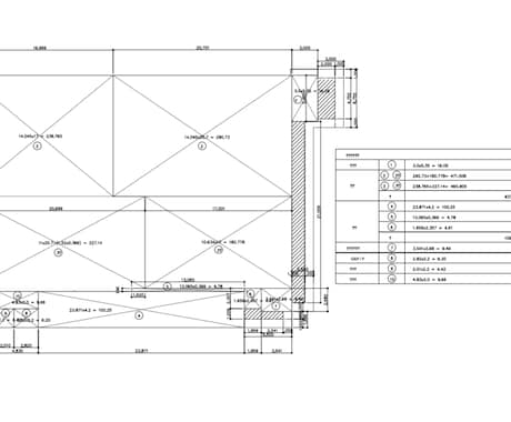 ＣＡＤで図面作成のお手伝いをします 鉄骨造ＲＣ意匠図を作成いたします イメージ2